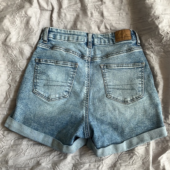 Denim Mom Shorts | American Eagle high rise shorts - Picture 2 of 5